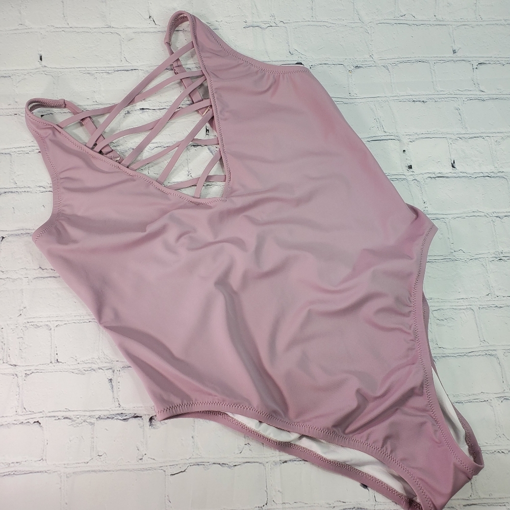 PINK Victoria Secret Swimsuit One Piece Size:L